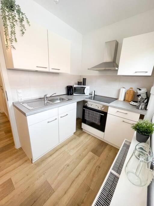 +Stadtruhe+ Niedliche Appartment Mit Garten Lüneburg Buitenkant foto